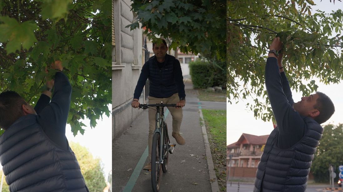 Victor Ioan Cernea semnalează necesitatea întreținerii pistelor de biciclete